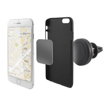 Magnetic Mobile Phone Holder for Car KSIX 360º Black