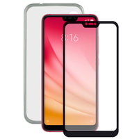 Tempered Glass Mobile Screen Protector + Mobile Case Xiaomi Redmi Note 6 Pro Contact