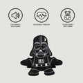 Dog toy Star Wars Black 22 x 7 x 24 cm