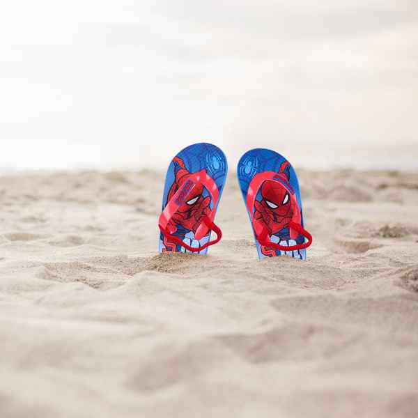 Flip Flops for Children Spiderman Blue