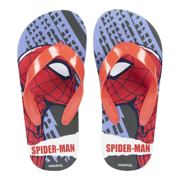 Flip Flops for Children Spiderman Blue