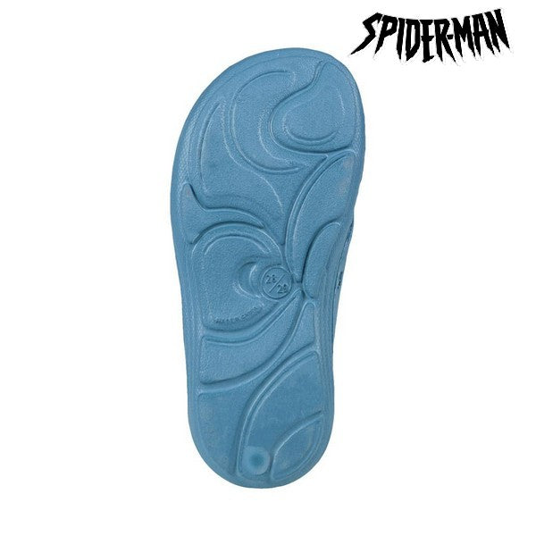 Flip Flops for Children Spiderman Blue