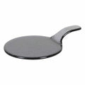 Flat plate Black Glass With handle (Ø 17 x 25 cm)