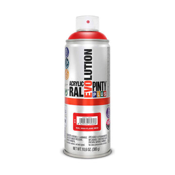 Spray paint Pintyplus Evolution RAL 3000 400 ml Flame Red