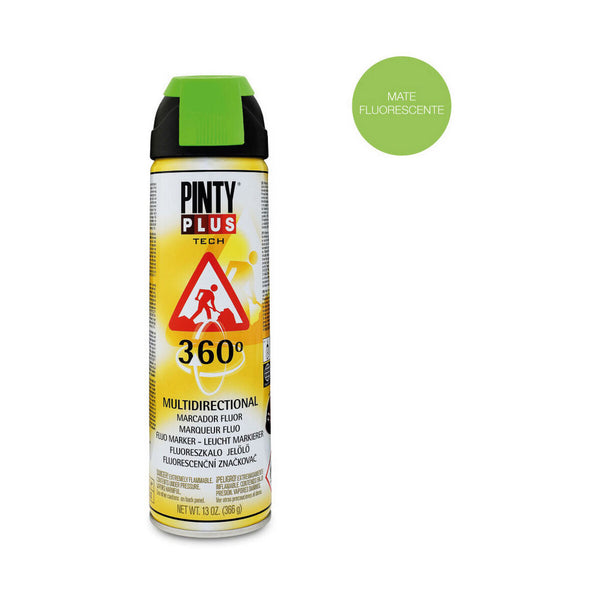 Spray paint Pintyplus Tech T136 360º Green 500 ml