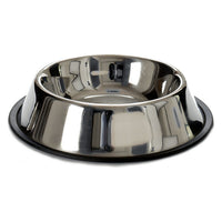 Pet feeding dish Rubber Steel