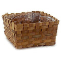 Plant pot Cane Brown 24 x 13 x 24 cm