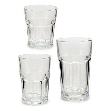 Set of glasses Vivalto Transparent Crystal (18 Pieces)