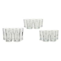 Set of glasses Vivalto Transparent Crystal (18 Pieces)