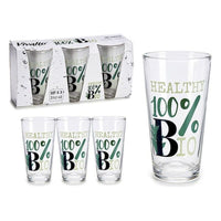 Set of glasses Vivalto 31 cl Transparent Glass Crystal (310 ml) (3 Pieces)