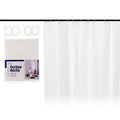 Shower Curtain White (180 x 180 cm) (2 x 34,5 x 21,5 cm) (2 x 34,5 x 22 cm)