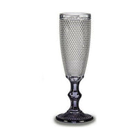 Coupe de champagne Transparent Anthracite verre 185 ml