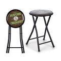 Folding Stool Organic Black PVC (31 x 39 x 45 cm)