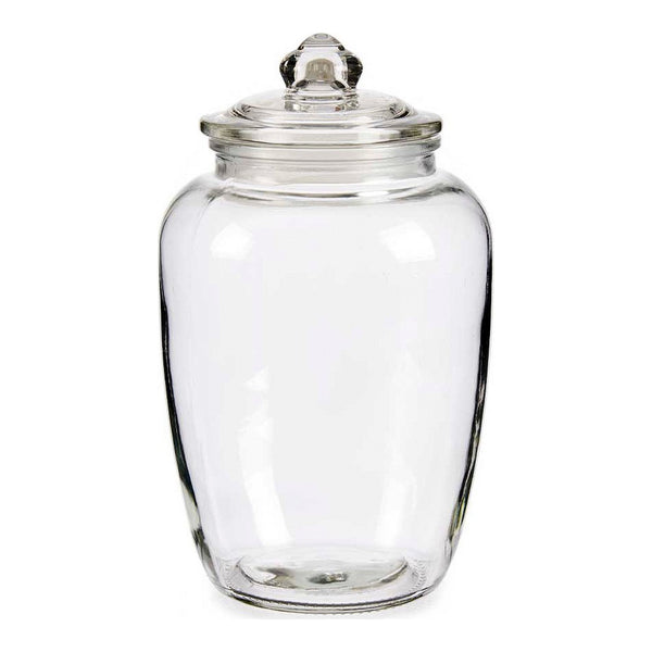 Tin Vivalto Hermetic Transparent Glass 2300 ML (15,5 x 24 x 15,5 cm)