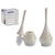 Brush holder White Plastic Ceramic (14 x 38 x 14	 cm)