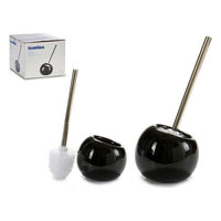 Toilet Brush Ceramic Silver Stainless steel 15 x 33,5 x 15 cm