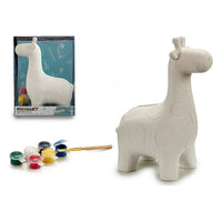 Paint Your Own Money Box Giraffe Ceramic