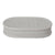 Bath Set 89457 Waves Ceramic Grey Metal (3 pcs)