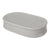 Bath Set 89457 Waves Ceramic Grey Metal (3 pcs)