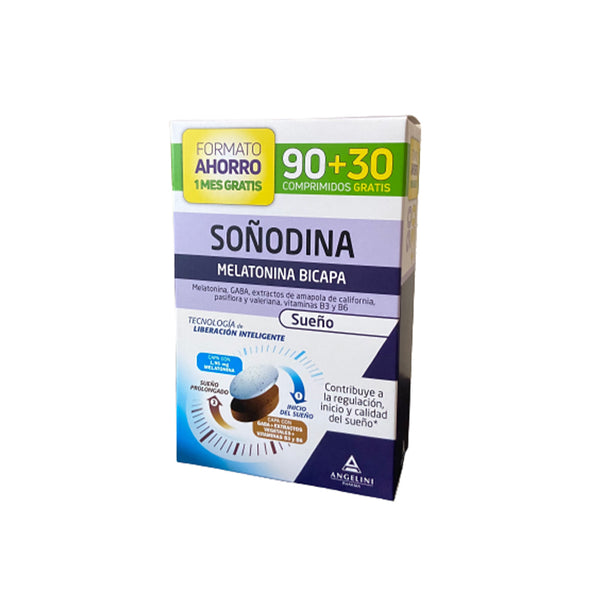 "Angelini Soñodine Melatonin Bilayer 90+30 Tablets"