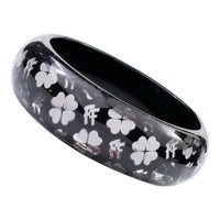 Ladies'Bracelet Folli Follie 3B0A061K61 Black Resin (6,5 cm)