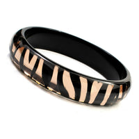 Ladies'Bracelet Folli Follie 3B0A062RK65 Black Resin (6,5 cm)