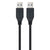 USB 3.0 A to USB A Cable NANOCABLE 10.01.1002BK Black