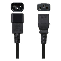 Power Cord NANOCABLE 10.22.0202 1,5 m 1500W Black