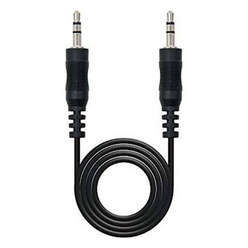 Audio Jack Cable (3.5mm) NANOCABLE 10.24.0110 10 m Black