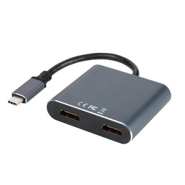 USB C to HDMI Adapter NANOCABLE 10.16.4305 4K Ultra HD Grey 15 cm