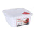 Lunch Box with Lid for Microwaves Privilege Squared White