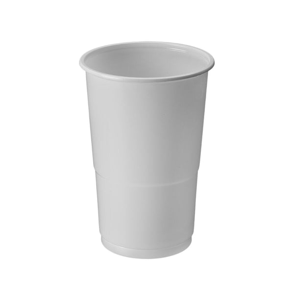 Lot de verres réutilisables Algon Blanc 250 ml 50 Unités