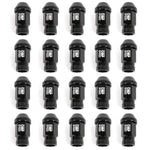 Set Nuts OMP 7075 M12 x 1,25 40 mm 20 uds Black