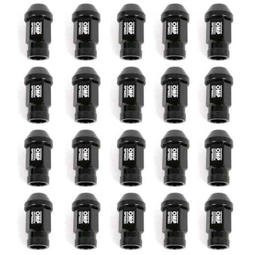 Set Nuts OMP 7075 M12 x 1,25 40 mm 20 uds Black