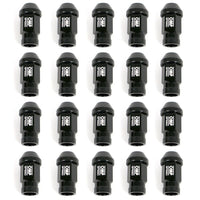 Set Nuts OMP 7075 40 mm M14 x 1,50 20 uds Black