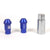 Set Nuts OMP 7075 40 mm M14 x 1,50 20 uds Blue