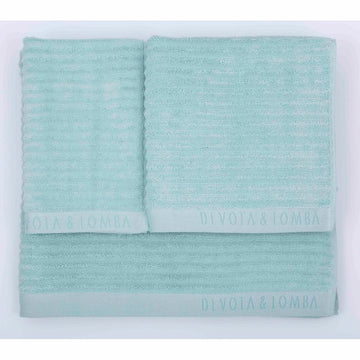 Towel set Devota & Lomba Green 100% cotton (3 pcs)