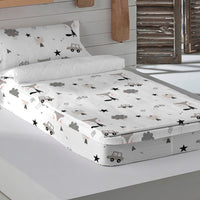 Quilted Zipper Bedding Haciendo el Indio BW (Bed 90)