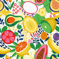 Bedspread (quilt) Naturals Fruits