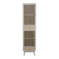 Cupboard (44 x 36 x 178 cm) Oak Paolownia wood