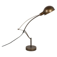 Desk lamp Black Brass (18 x 37 x 68 cm)