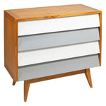 Chest of drawers Aarhus Mindi wood (90 x 42 x 80 cm)