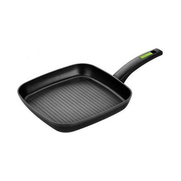 Grill pan Monix M481231 Stainless steel Ø 28 cm (Ø28 cm)