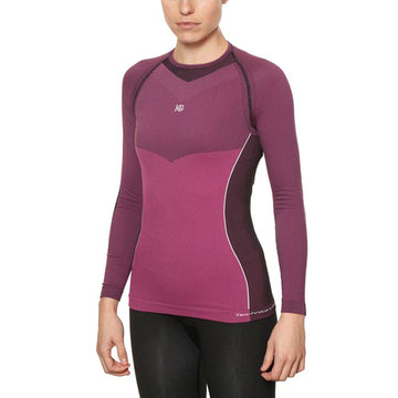 Women’s Thermal T-shirt Sport Hg Hg-8050 Black Fuchsia