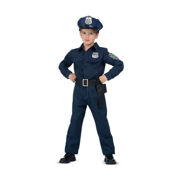 Costume for Children My Other Me Police Officer Blue (4 Pieces)