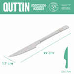 Ensemble de couteaux à viande Madrid Quttin (21 cm)