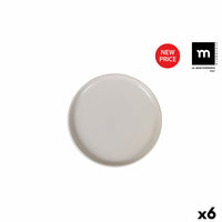 Assiette plate La Mediterránea Ivory Brille Ronde (6 Unités)