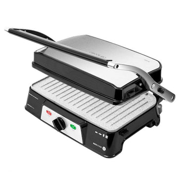 Contact grill Cecotec Rock'n grill 1500 Take&Clean 1500W Black Silver 1500 W