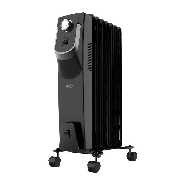 Oil-filled Radiator (7 chamber) Cecotec Ready Warm 5770 Space 360º 1500W Black 1500 W