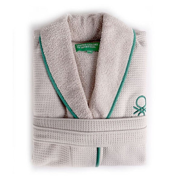 Dressing Gown Benetton Tevere Beige Cotton